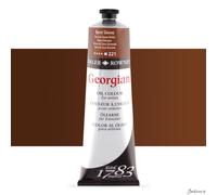 Daler-Rowney Georgian Oil Paint PR101 225ml Burnt Sienna For Artists
