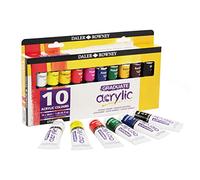 Daler Rowney Graduate 38ml Acrylic Paint Set 10 Assorted Colours