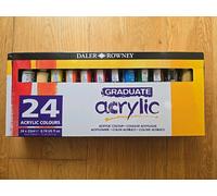 Daler Rowney Graduate Acrylic Colour Paint Set 22ml (Pack of 24)