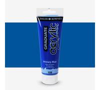 DALER GRADUATE ACRYLIC 120ML PRIMARY BLUE, Blue
