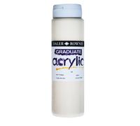 Daler-Rowney Graduate Acrylic Paint, Plastic Bottle, 16.91oz - 500 ml, Buff Titanium