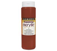Daler-Rowney Graduate Acrylic Paint, Plastic Bottle, 16.91oz - 500 ml, Burnt Sienna