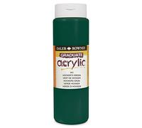Daler-Rowney Graduate Acrylic Paint, Plastic Bottle, 16.91oz - 500 ml, Hooker's Green
