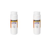 Daler Rowney Graduate Acrylic Paint, Plastic Bottle, 16.91oz - 500 ml, Mixing White (Pack of 2)
