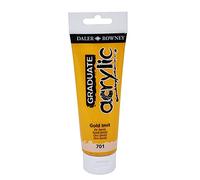 DALER GRADUATE ACRYLIC 120ML GOLD, none