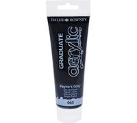 Daler-Rowney Graduate Acrylic Paint, Plastic Tube, 4oz - 120 ml, Payne's Grey