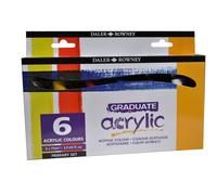 DALER GRADUATE ACRYLIC PRIMARY SET 6X75ML, none