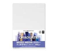 Daler-Rowney Graduate Canvas Panel A5 14.8 x 21cm, 350gsm, Acrylic & Oil Painting, Mixed Media, for Student Artists & Hobbyists