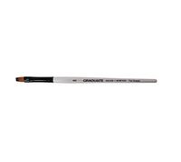 Daler-Rowney Graduate Multi-Technique Brush, Synthetic Hair, Short Handle, Flat Shader, 8