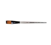 Daler-Rowney Graduate Multi-Technique Brush, Synthetic Hair, Short Handle, One Stroke, 3/4in