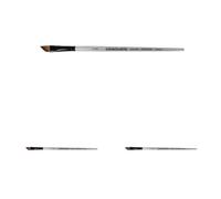 Daler-Rowney Graduate Multi-Technique Brush, Synthetic Hair, Short Handle, Sword, 1/4in (Pack of 3)