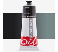 Daler-Rowney : Graduate Oil Paint : 200ml : Ivory Black