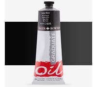 Daler-Rowney : Graduate Oil Paint : 200ml : Lamp Black
