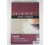 Daler Rowney Ingres 6 Pastel Spiral Pad 9x6" 160gsm
