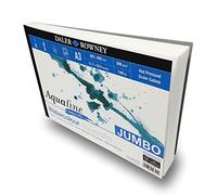 Daler Rowney - Jumbo Aquafine Smooth Watercolour Sketchbook - 300gsm - 50 Pages - A3 Landscape - Made in England