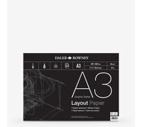 Daler-Rowney : Layout Pad : 45gsm : 80 sheets : A3