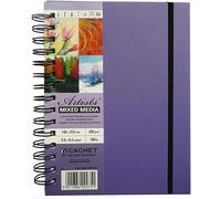 Daler Rowney Mixed Media Hardback Art Book -Choose A5, A4, A3, 200x200mm