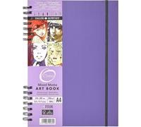 Daler Rowney Mixed Media Hardback Art Book -Choose A5, A4, A3, 200x200mm