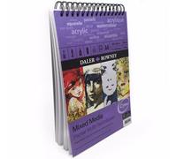 Daler Rowney - Mixed Media Spiral Sketchpad - 250gsm - 30 Pages - A3/A4/A5