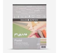 Daler-Rowney : Murano : Pastel Pad : 9x12in (Apx.23x30cm) : Neutral Colours
