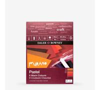 Daler-Rowney : Murano : Pastel Pad : 9x12in (Apx.23x30cm) : Warm Colours