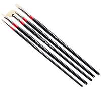 Daler-Rowney Oil Brushes, Black Handle, Wallet 500-5 LH