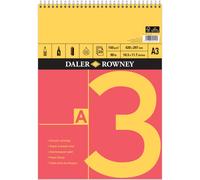 Daler Rowney Red And Yellow Spiral Cartridge Pad A3 150gsm