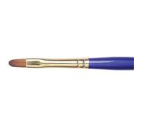 Daler-Rowney Sapphire Watercolour Brush, Sable & Synthetic Blend, Short Handle, Filbert, 6
