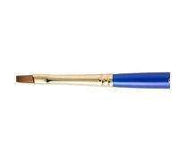 Daler-Rowney Sapphire Watercolour Brush, Sable & Synthetic Blend, Short Handle, Flat Shader, 2