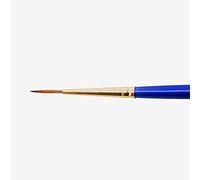 Daler-Rowney Sapphire Watercolour Brush, Sable & Synthetic Blend, Short Handle, Liner, 2/0