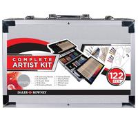 Daler-Rowney Simply 122-Piece Complete Artist Multi-Technique Paint Set, Assorted Colours and Art Products, Art Gift Idea, Ideal for Professional Artists and Students