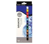 Daler-Rowney Simply 12ml Gouache Paint Set, 12 Assorted Colours, Opaque Watercolour, Ideal for Entry-Level Artists & Hobbyists