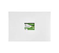 Daler-Rowney Simply A1 250gsm White Canvas Panel, Medium Grain, Acrylic & Oil Paint, Acid Free, For Entry-Level Artists & Hobbyists