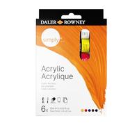 Daler Rowney Simply Acrylic 6x12ml Set, none