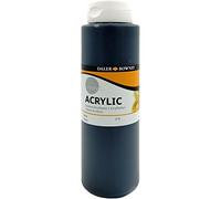 Daler-Rowney Simply Acrylic Paint, Plastic Pot, 25.36oz - 750 ml, Black