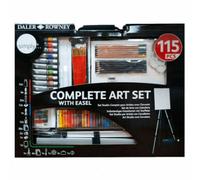 Daler Rowney Simply 115 Piece Art Set with Easel, none