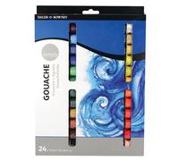 Daler-Rowney Simply 12ml Gouache Paint Set, 24 Assorted Colours, Opaque Watercolour, Ideal for Entry-Level Artists & Hobbyists