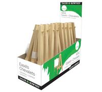 Daler-Rowney 10 x Small Mini Table Easel-Visit Card Holder-Wooden Stairs, Wood