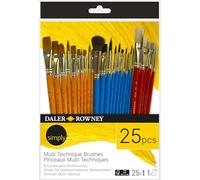 Daler-Rowney Simply Mixed Media Brush Set 25 Pieces
