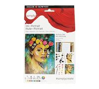 Daler-Rowney Simply Portrait Activity Set, Oil Paint, DIY, Make Your Own Art, Ideal as Gifts for Entry-Level Artists & Hobbyists
