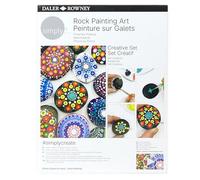 Daler-Rowney Simply Rock Painting Creative Set, DIY, Fun Activity, Make Your Own Art, Ideal as Gifts for Entry-Level Artists & Hobbyists
