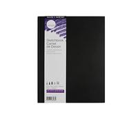Daler-Rowney Simply Sketchbook, Medium Grain, 100 gsm, 65lb, Hardback, 8.5 x 11in - approx. 21.6 x 27.9 cm, Soft White, 110 Sheets