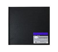 Daler-Rowney Simply Sketchbook, Medium Grain, 100 gsm, 65lb, Hardback, A4 - approx. 8.3 x 11.7in - 21 x 29.7 cm, Extra White, 110 Sheets