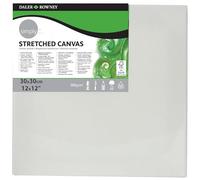 Daler-Rowney Simply Stretched Canvas, Medium Grain, 250 gsm, 16mm Deep, 12 x 12in - 30 x 30 cm, White