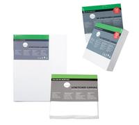 Daler-Rowney Simply Stretched Canvas, Medium Grain, 250 gsm, 16mm Deep, 12 x 12in - 30 x 30 cm, White, 3 Pack