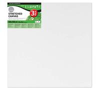 Daler-Rowney Simply Stretched Canvas, Medium Grain, 250 gsm, 16mm Deep, 20 x 20in - 50 x 50 cm, White, 3 Pack