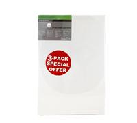 Daler-Rowney Simply Stretched Canvas, Medium Grain, 250 gsm, 16mm Deep, 20 x 24in - 50 x 60 cm, White, 3 Pack
