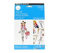 Daler-Rowney Simply Value Fashion Activity Set, Watercolour Paint, DIY, Make Your Own Art, Ideal as Gifts for Entry-Level Artists & Hobbyists