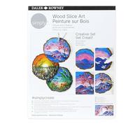 Daler-Rowney Simply Wood Painting Creative Set, DIY, Fun Activity, Make Your Own Art, Ideal as Gifts for Entry-Level Artists & Hobbyists