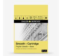 Daler-Rowney Smooth A4 Cartridge Pad 130gsm 30 White Sheets